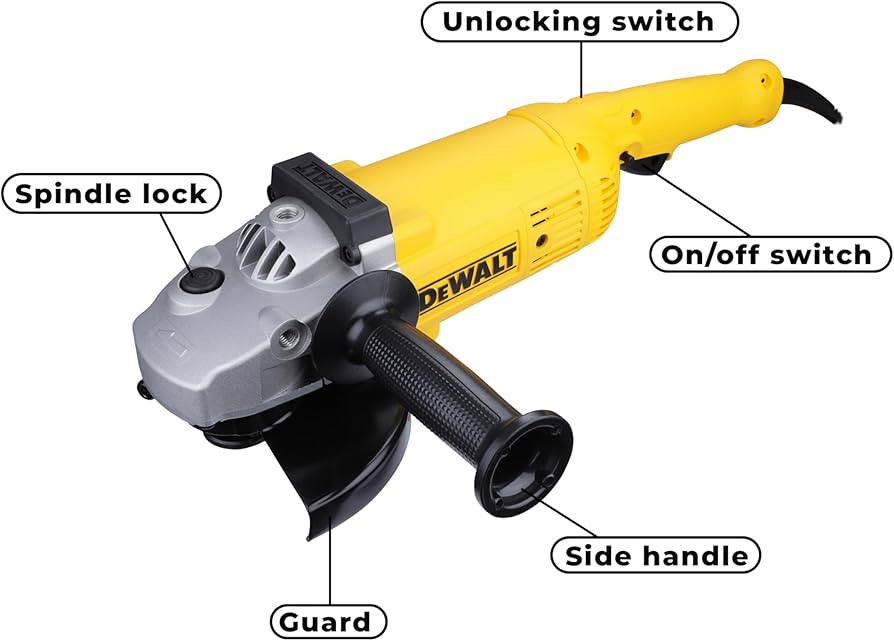 AMOLADORA INDUSTRIAL 2200 WATTS 7" DEWALT