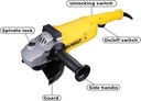 AMOLADORA INDUSTRIAL 2200 WATTS 7" DEWALT