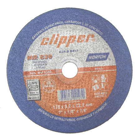 DISCO CORTE CONCRETO NO DIAMANTADO 7" - 1/8 NORTON