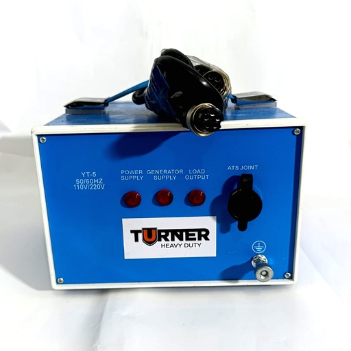 TTA TABLERO TRANSFERENCIA AUTOMATICA 80/120 AMP TURNER T80-120 CELESTE